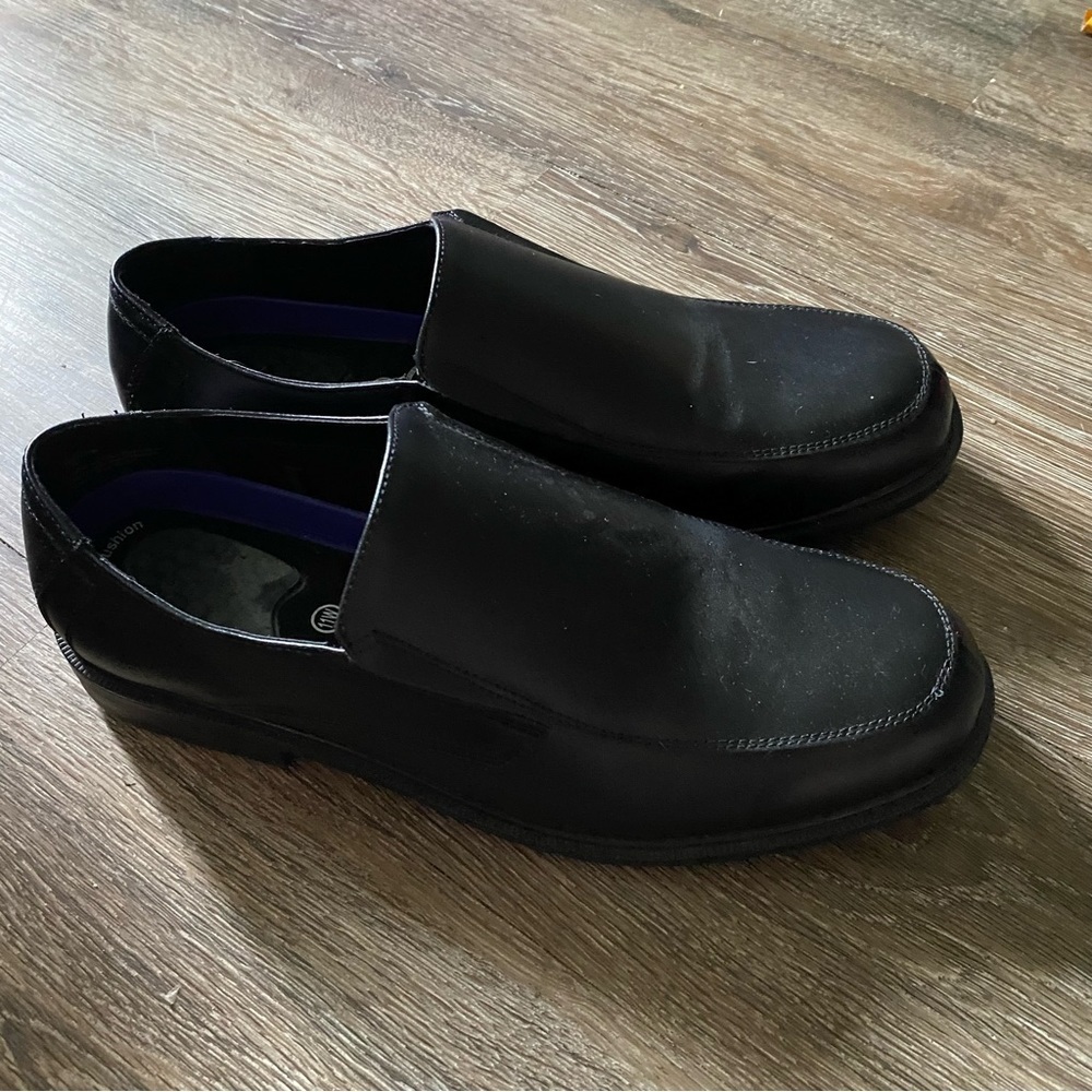 Dr Scholl’s Mens Shoes Size 11W Black Slip On Loafers Careers
